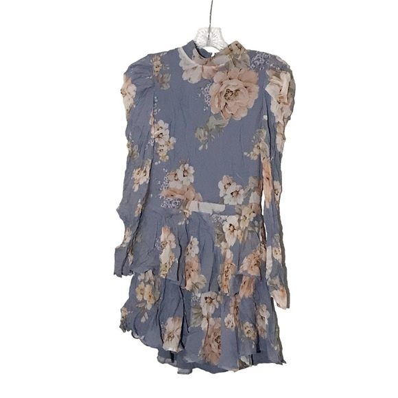Yumi Kim Petra Dress in Blossom Blue floral print Size XS NWOT - Picture 4 of 11